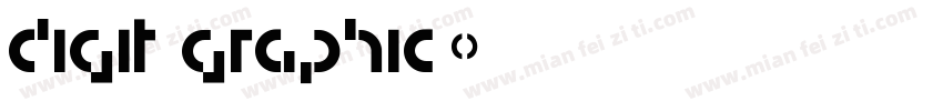 digit graphic字体转换
